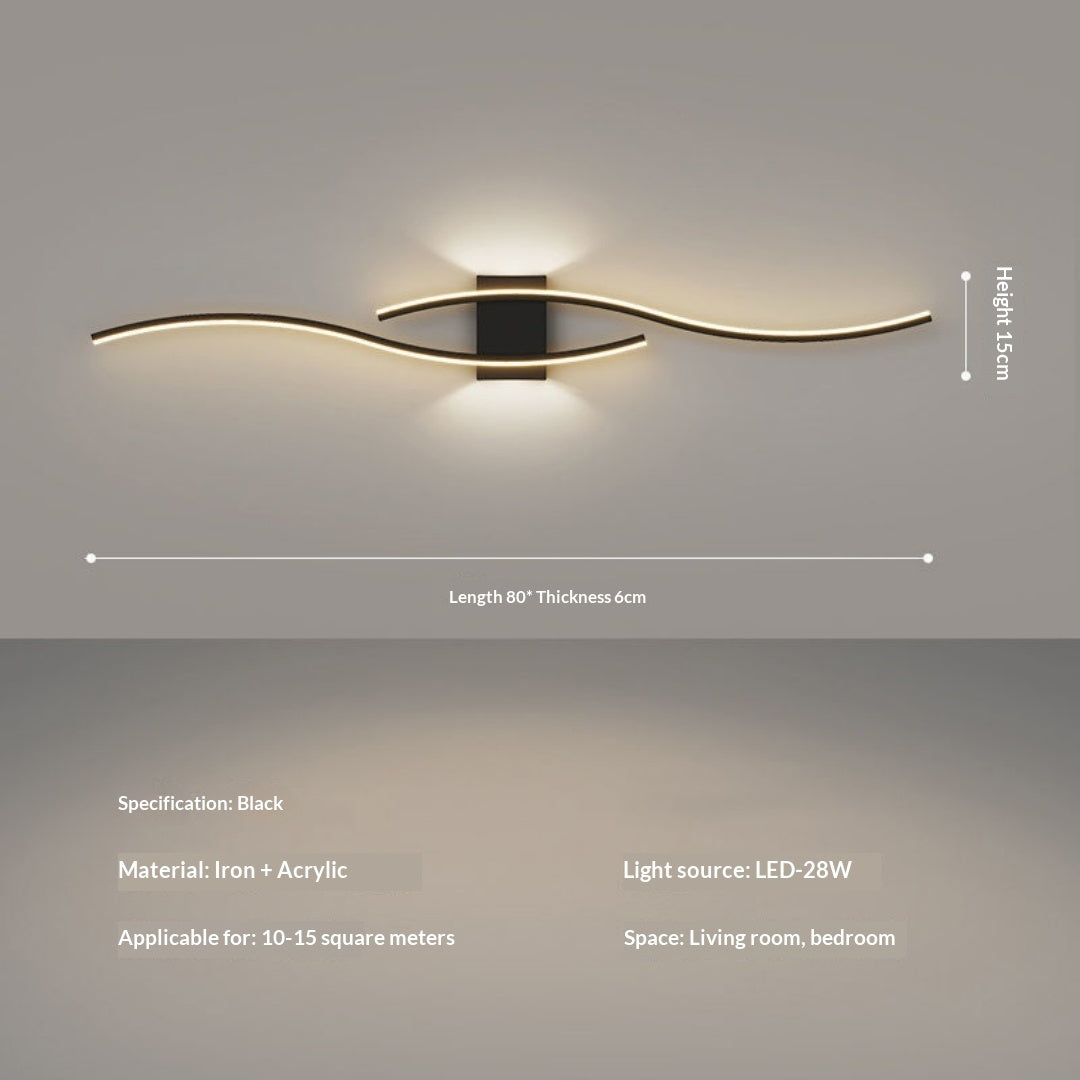 Applique murale LED — Design minimal — détail produit