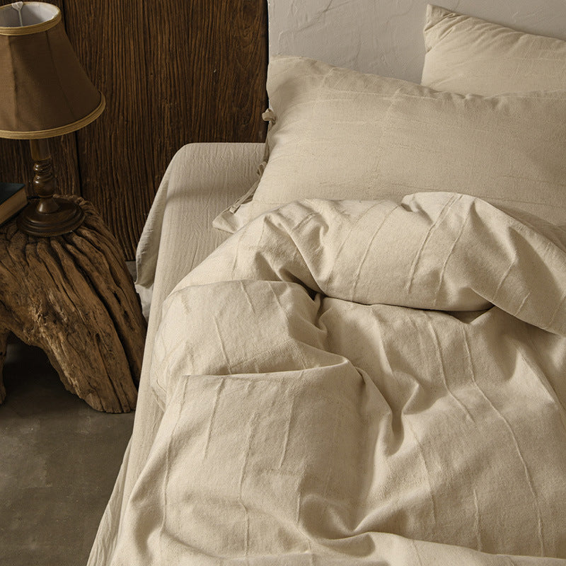 Linge de lit en gaze de coton — Collection Nature — détail produit