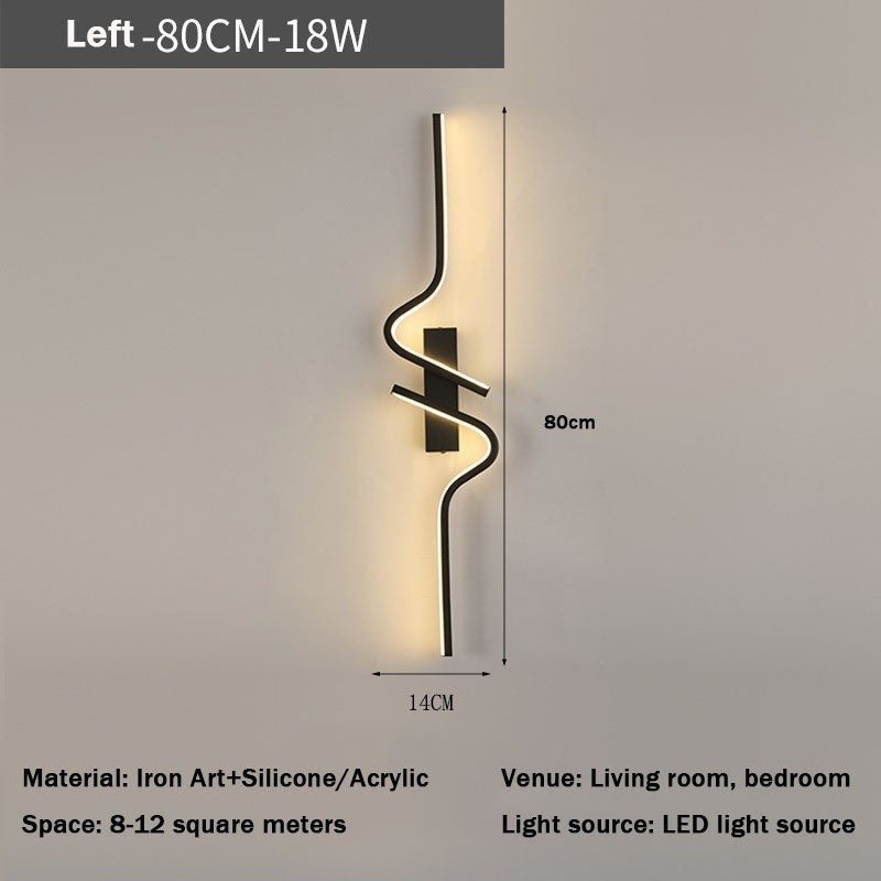 Applique murale minimaliste — Éclairage modulable — détail produit
