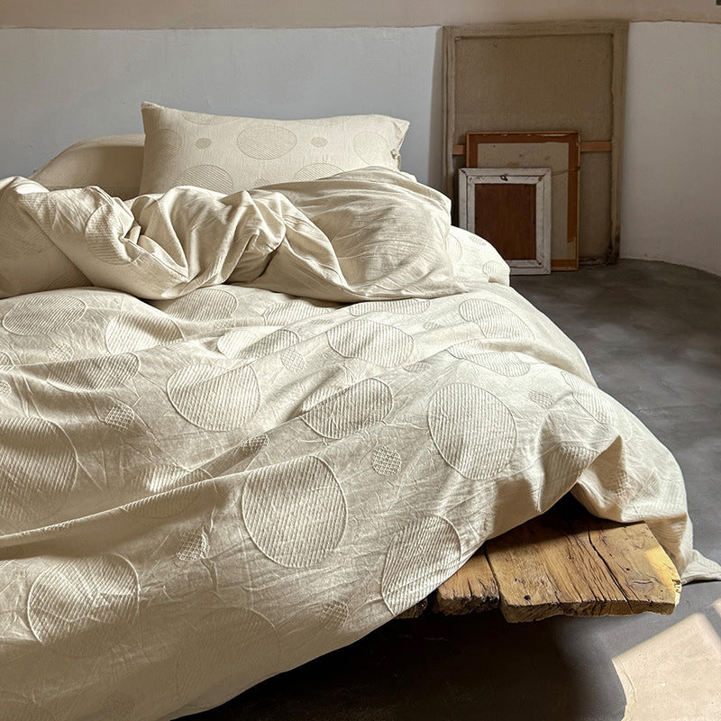 Linge de lit en gaze de coton — Collection Nature — détail produit