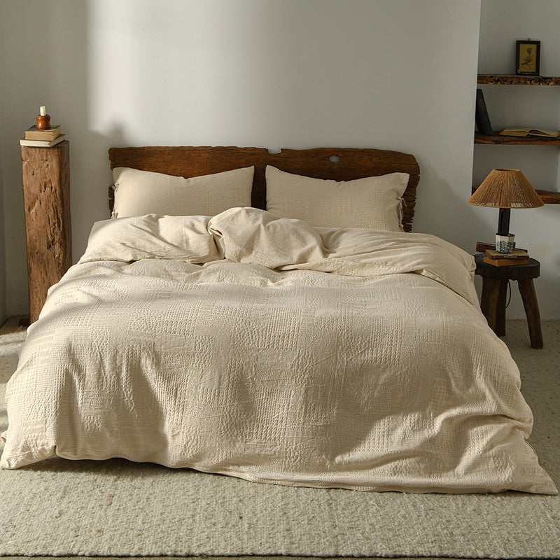 Linge de lit en gaze de coton — Collection Nature — détail produit