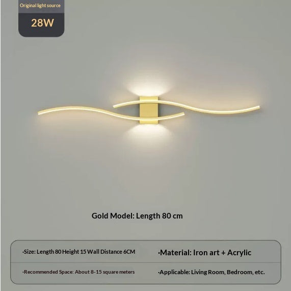 Applique murale LED — Design minimal — détail produit
