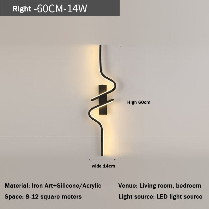 Applique murale minimaliste — Éclairage modulable — détail produit