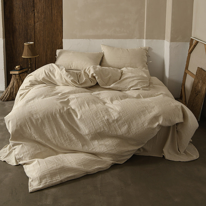 Linge de lit en gaze de coton — Collection Nature — détail produit