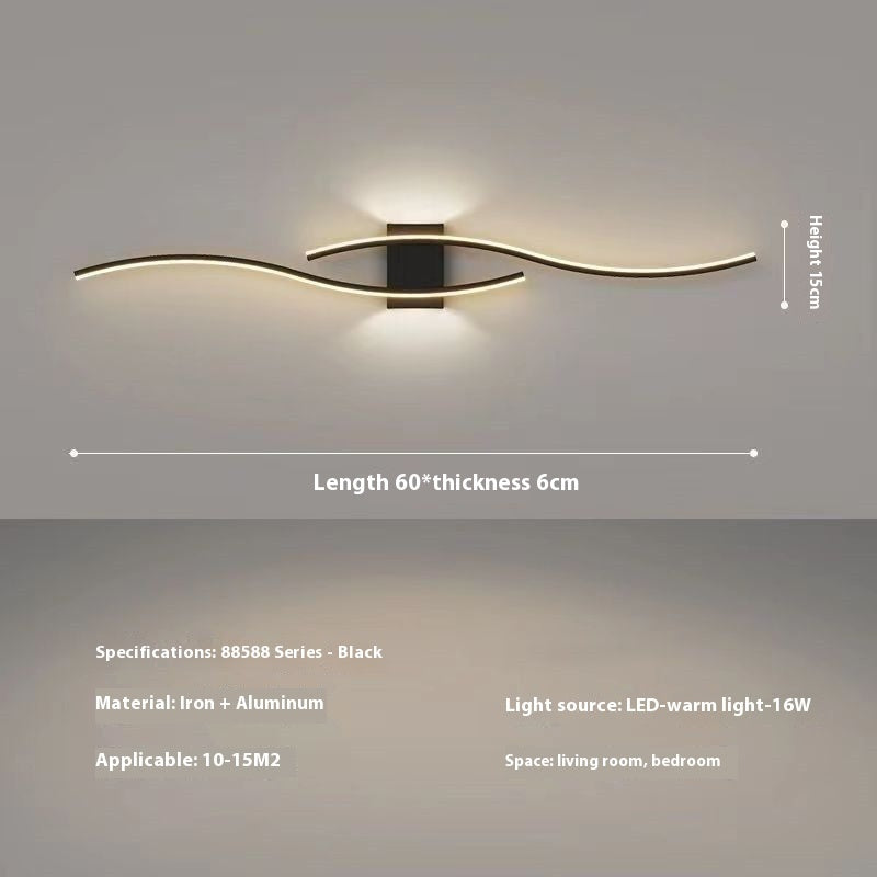 Applique murale LED — Design minimal — détail produit