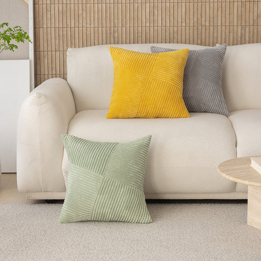Housse de coussin matelassée — Motif graphique — vue principale